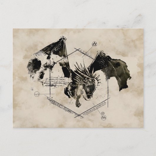 Hongaarse Horntail Dragon Briefkaart (Voorkant)