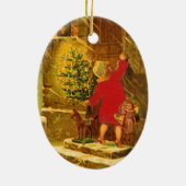 Hongaarse kerst uit 1896 keramisch ornament (Achterkant)