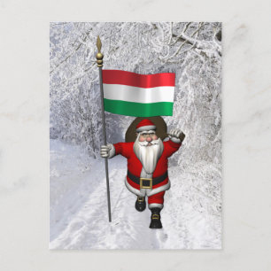 Hongaarse kerstman briefkaart