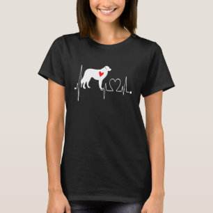 Hongaarse Kuvasz Dog My Heartbeat EKG Dogs - Mijn T-shirt