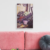 Hongaarse marktplaats, Boedapest Canvas Afdruk (Insitu (Woonkamer))