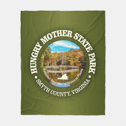 Hongaarse moeder SP Fleece Deken (Voorkant)