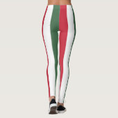 Hongaarse nationale vlag Verticaal gestreept Leggings (Achterkant)