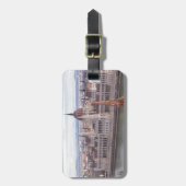 Hongaarse parlement Boedapest overdag Bagagelabel (Voorkant verticaal)