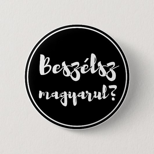Hongaarse pinknop, Magyar Ronde Button 5,7 Cm (Voorkant)
