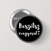 Hongaarse pinknop, Magyar Ronde Button 5,7 Cm (Voorkant /achterkant)
