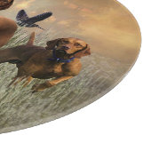 Hongaarse Vizsla Art Snijplank (Hoek)