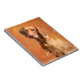 Hongaarse Vizsla Dog Notitieboek (Rechterzijde)