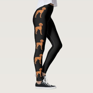 Hongaarse Vizsla Pointer Schattige Cartoon Honden Leggings