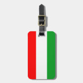 Hongaarse vlag bagagelabel (Voorkant verticaal)
