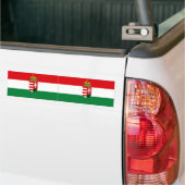 Hongaarse vlag bumper sticker (Op Truck)
