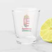 Hongaarse vlag en Hongaarse patriot/sport Shot Glas (Achterkant)