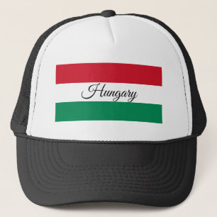 Hongaarse vlag en Hongarije - mode, reizen/sport Trucker Pet