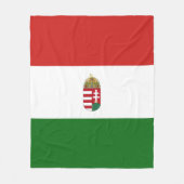 Hongaarse vlag fleece deken (Voorkant)