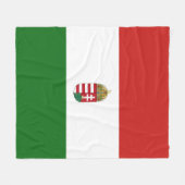 Hongaarse vlag fleece deken (Voorkant (Horizontaal))