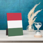 Hongaarse vlag fotoplaat (Zijkant)