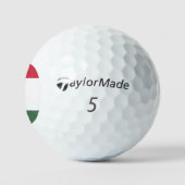 Hongaarse vlag golfballen (Logo)