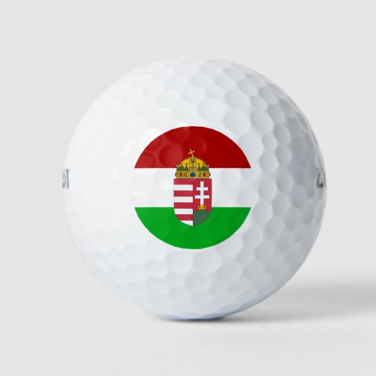 Hongaarse vlag golfballen (Voorkant)