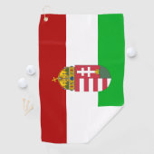 Hongaarse vlag golfhanddoek (Insitu)