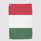 Hongaarse vlag golfhanddoek (Voorkant)