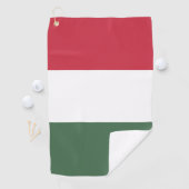 Hongaarse vlag golfhanddoek (Insitu)