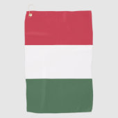 Hongaarse vlag golfhanddoek (Voorkant)