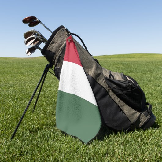 Hongaarse vlag golfhanddoek (Groen)