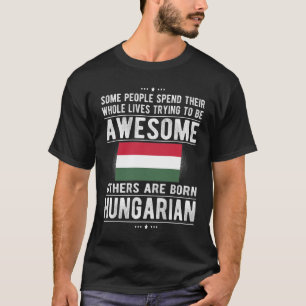 Hongaarse vlag Hongaarse erfgoedlijst T-shirt