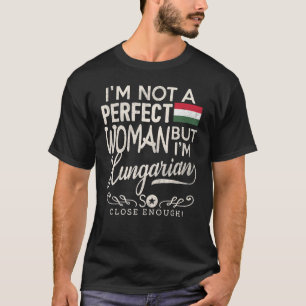 Hongaarse vlag Hongaarse gedenkster T-shirt