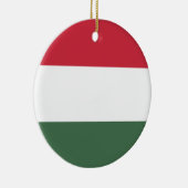 Hongaarse vlag keramisch ornament (Rechts)