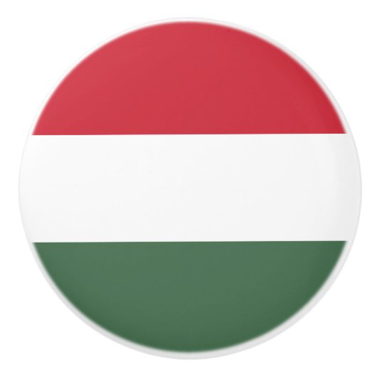 Hongaarse vlag keramische knop (Voorkant)