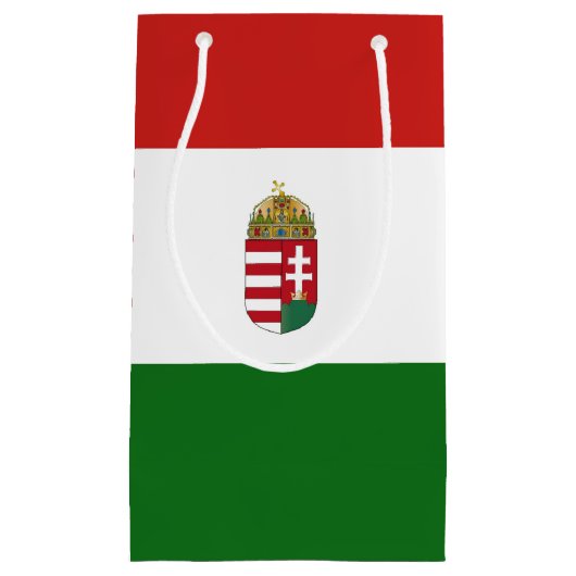 Hongaarse vlag klein cadeauzakje (Voorkant)