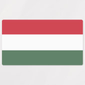 Hongaarse vlag labels (Design 1)