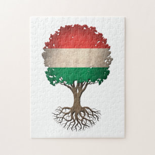 Hongaarse vlag legpuzzel