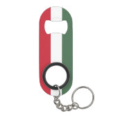 Hongaarse vlag mini flessenopener (Achterkant)