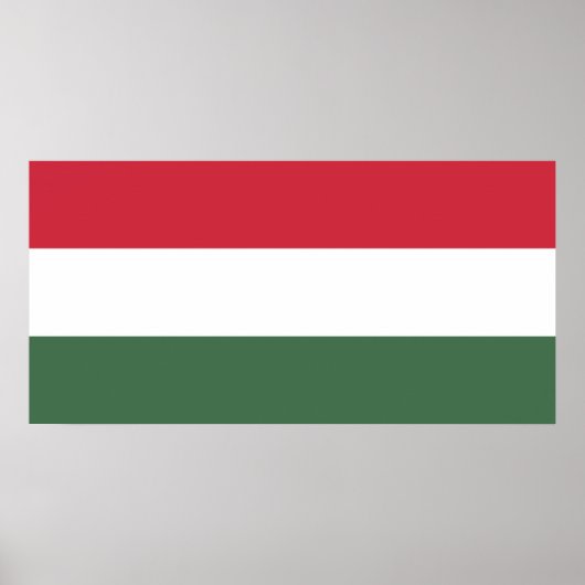 Hongaarse vlag poster (Voorkant)