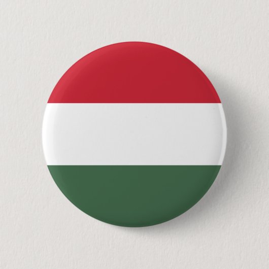 Hongaarse vlag ronde button 5,7 cm (Voorkant)