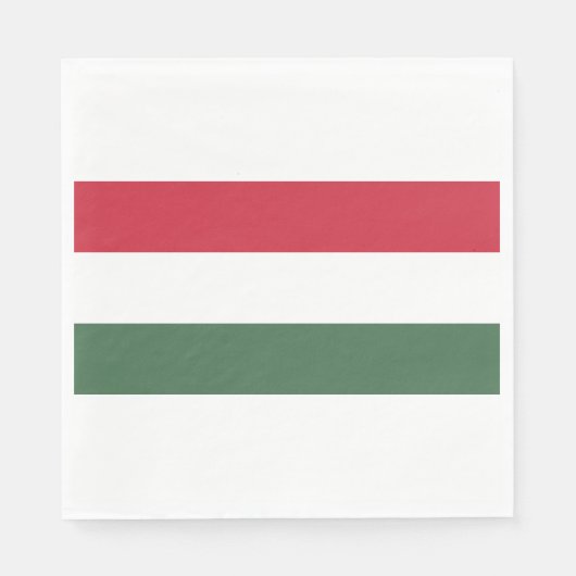 Hongaarse vlag servet (Voorkant)