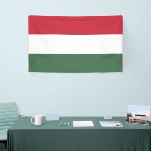 Hongaarse vlag spandoek (Beurs)