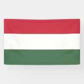 Hongaarse vlag spandoek (Horizontaal)