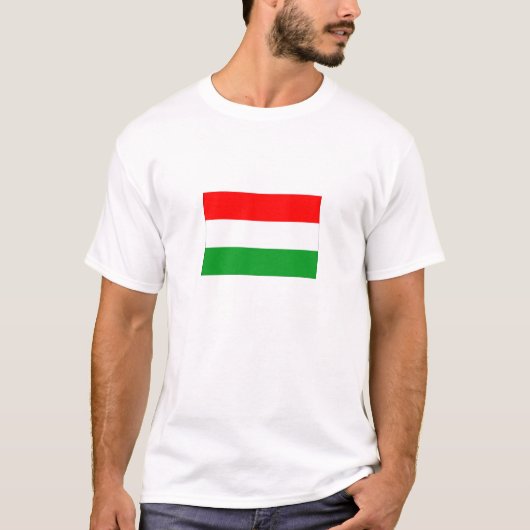 Hongaarse vlag t-shirt (Voorkant)