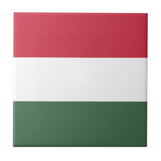 Hongaarse vlag tegeltje (Voorkant)