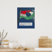 Hongaarse vlag van de revolutie poster (Keuken)