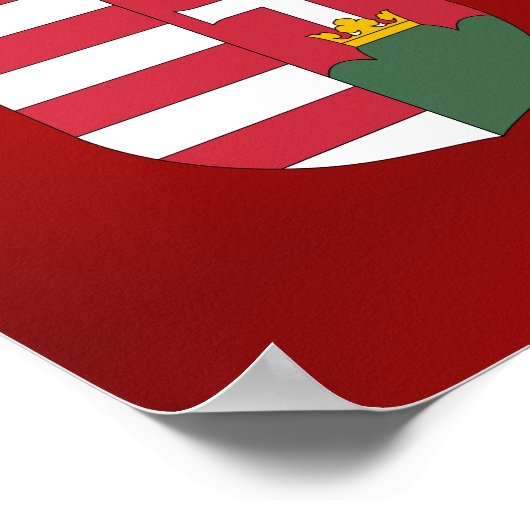 Hongaarse wapenmantel poster (Hoek)
