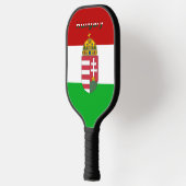 Hongaarse wapenschild pickleball paddle (Links)