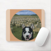 Hongaarse wolf met schapen muismat (Met muis)