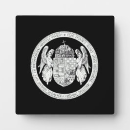 Hongaarse zegel met wapenschild Hongarije Gifts Fotoplaat