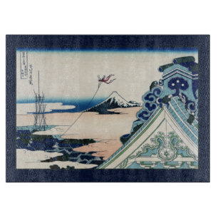 Honganji Tempel uitzicht op Mt. Fuji Japanse houts Snijplank