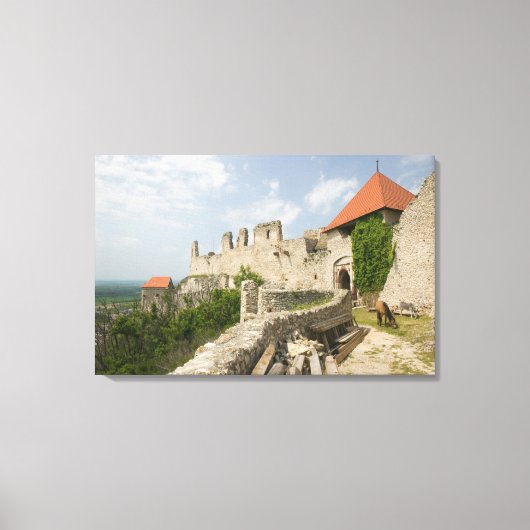 HONGARIJE, Balatonmeer, SUMEG: Sumeg Canvas Afdruk (Voorkant)