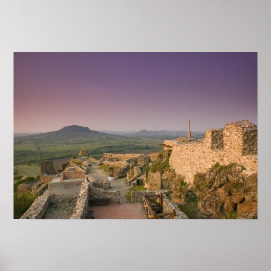 HONGARIJE, Balatonmeer, SZIGLIGET: Poster (Voorkant)